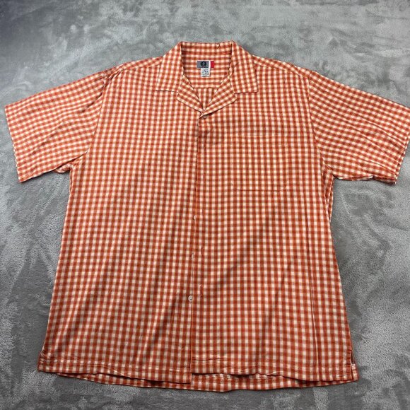 Arizona Jean Company Other - Arizona Jeans Short Sleeve Button Down Shirt Men's Size Large